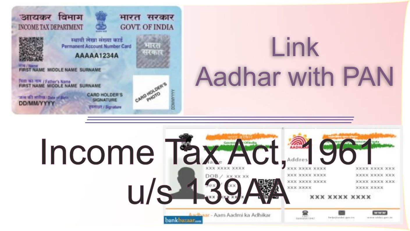 Taxpaying citizens or entities and other PAN card holders should link Aadhar with PAN card- Will it Check Tax Evasion?