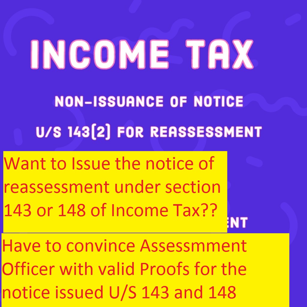 Better understanding of Assessment or Reassessment U/s 147 and 148 of Income Tax