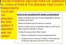 Cenveo Publisher Services India Ltd -petitioner vs. Union of India and Ors (Bombay High Court)-Respondents Cenveo Publisher Services India Ltd -petitioner vs. Union of India and Ors (Bombay High Court)-Respondents