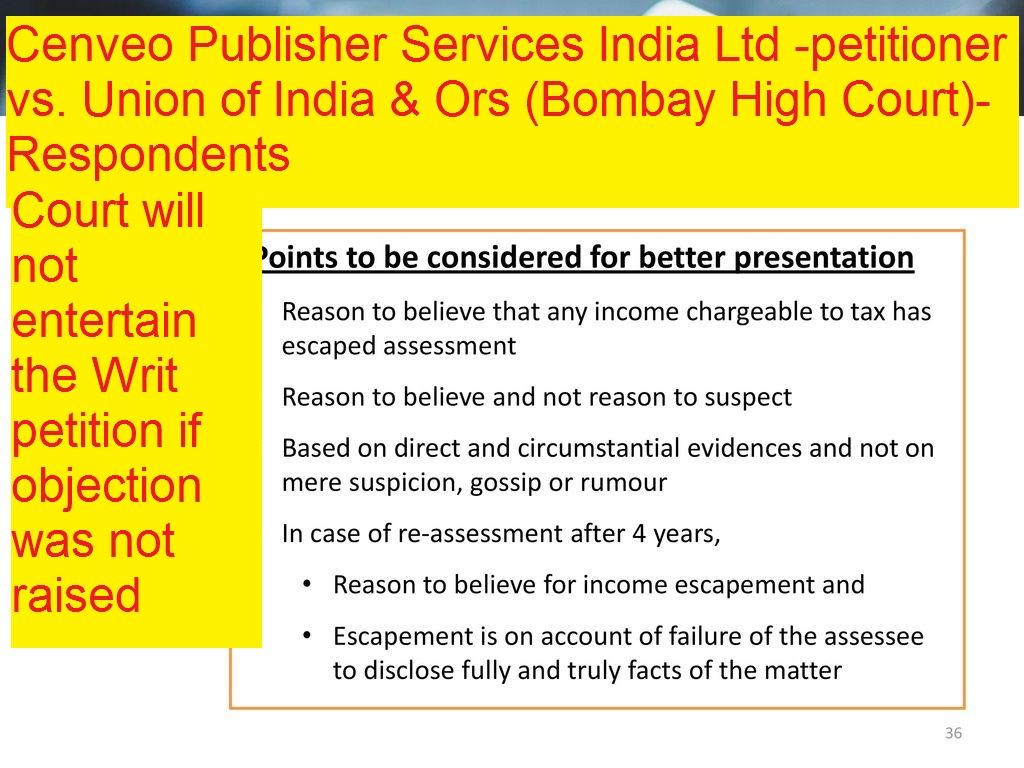 Cenveo Publisher Services India Ltd -petitioner vs. Union of India & Ors (Bombay High Court)-Respondents