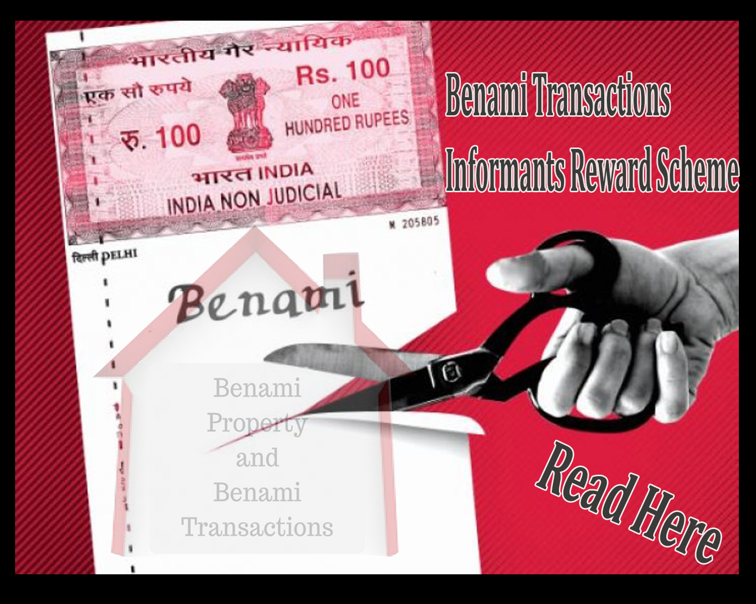 Benami Transactions Informants Reward Scheme