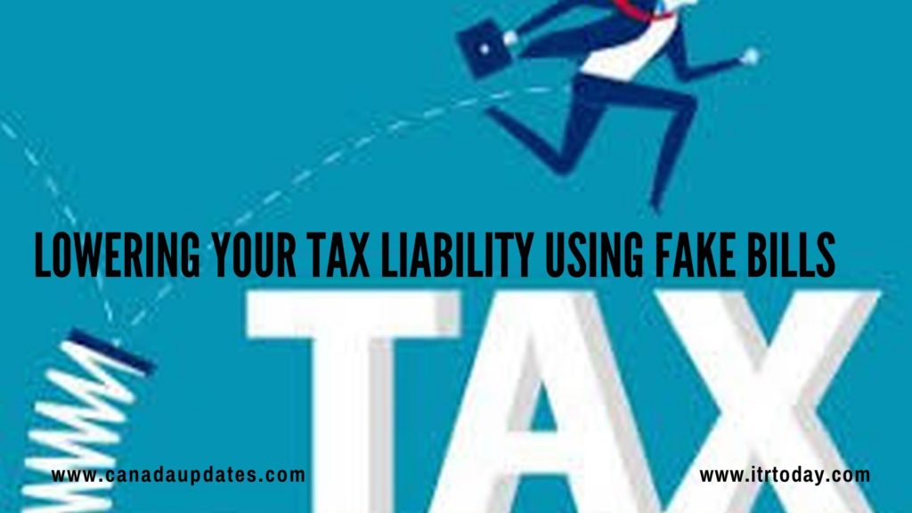 Lowering Your Tax Liability Using Fake Bills 1