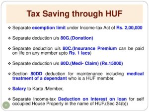 HUF-as-tax-Saving-Tool