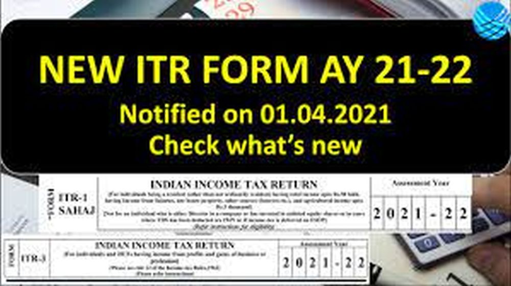 Changes in Income Tax Return Forms